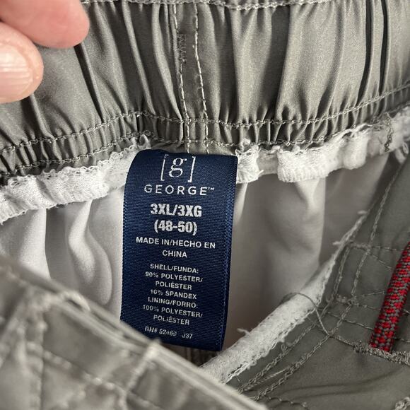 3x Men’s Swim Shorts Not Lined Drawstring Waist Pocket George Brand‎ - Picture 2 of 3